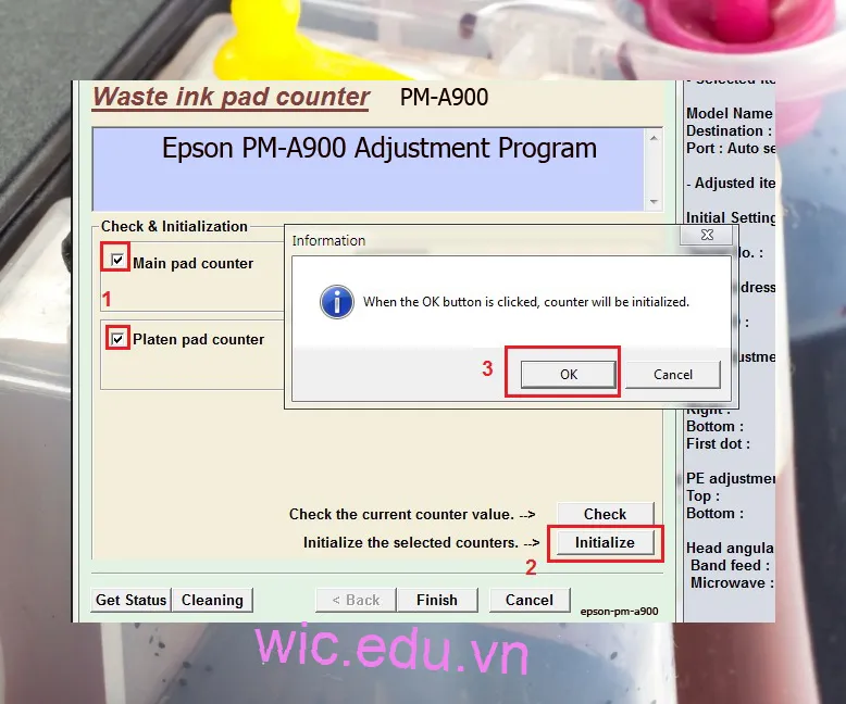 Phần mềm Reset máy in Epson PM-A900