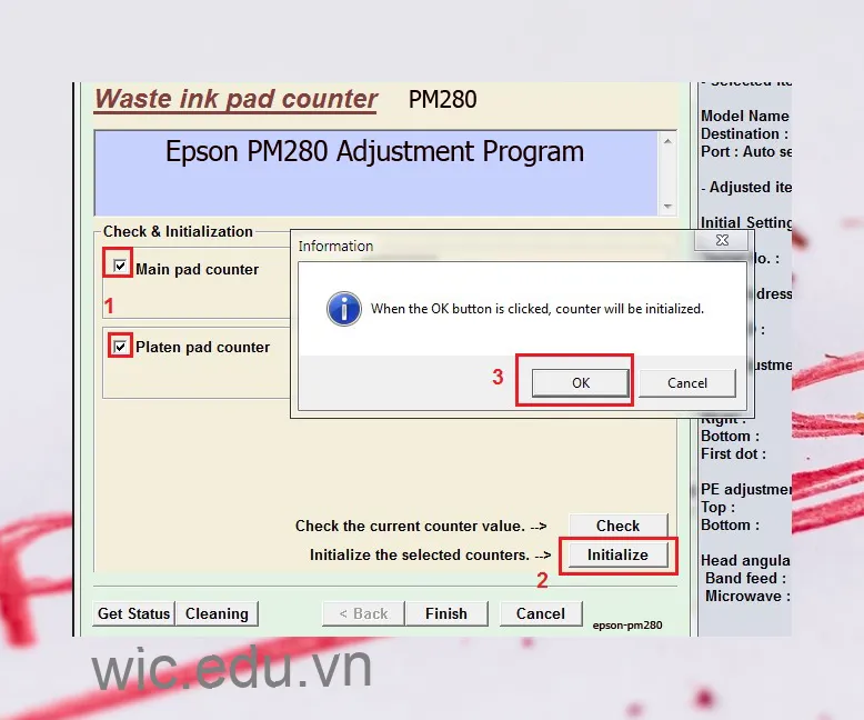 Phần mềm Reset máy in Epson PM280